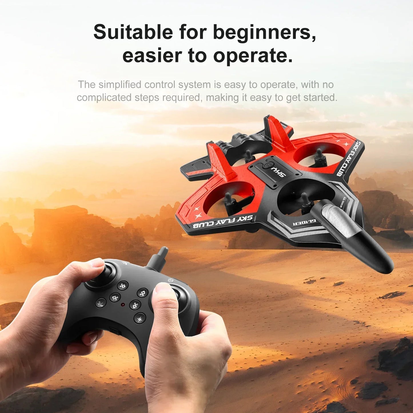 New YP3 Glider 2.4G RC Foam Fighter With Light Stunt Remote Control Airplane Toy Drone Flying Helicopter