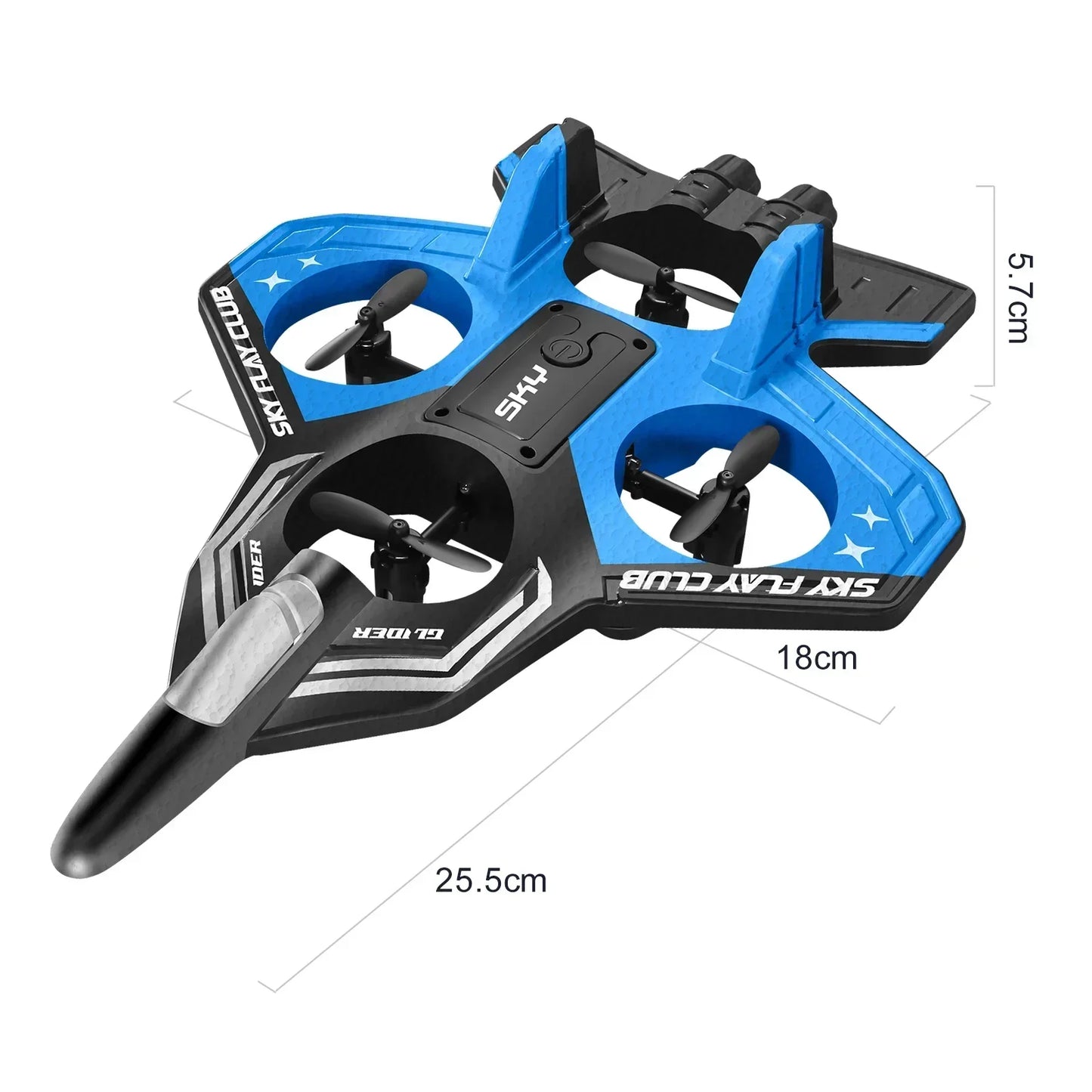 New YP3 Glider 2.4G RC Foam Fighter With Light Stunt Remote Control Airplane Toy Drone Flying Helicopter