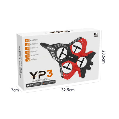 New YP3 Glider 2.4G RC Foam Fighter With Light Stunt Remote Control Airplane Toy Drone Flying Helicopter