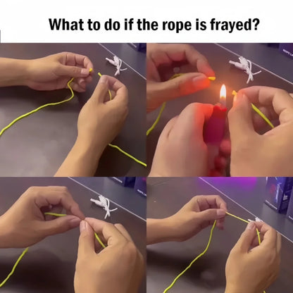 Glow-in-the-dark fun electric rope thruster children's outdoor new exotic decompression toys Creative toys for cats and pets